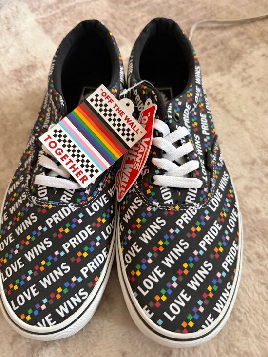 Vans Other - Vans Pride Old Skool Skate Shoes Men’s Size 12 Rainbow Checker Sneakers NWT